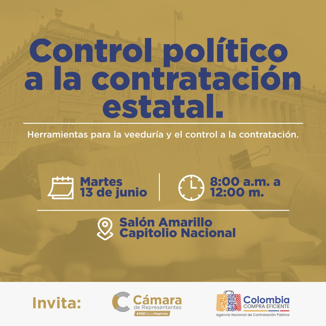 CONTROL POLÍTICO A LA CONTRATACIÓN ESTATAL