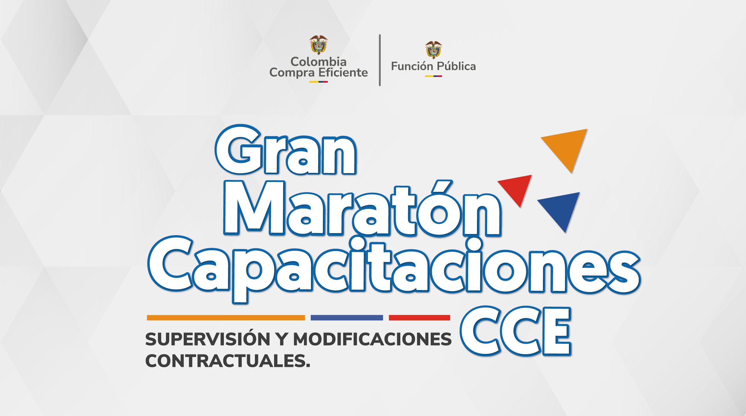 Gran Maratón de supervisión y modificaciones contractuales 